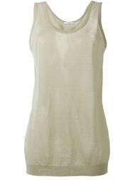 ribbed hem sheer tank Givenchy