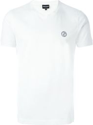 футболка с V-образным вырезом Giorgio Armani