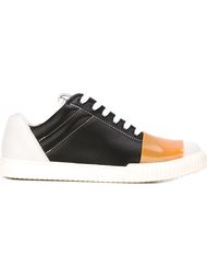 трехцветные кеды на шнуровке Marni