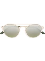 gradient thin frame sunglasses Italia Independent