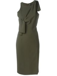 bow detail cocktail dress Versace