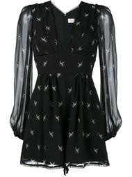 Master Dove Print Silk Playsuit Zimmermann