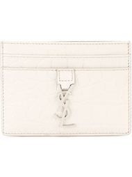 crocodile effect cardholder Saint Laurent