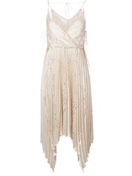 cut-out detail pleated dress Emilio Pucci