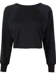 cropped raglan sleeve sweatshirt Unravel