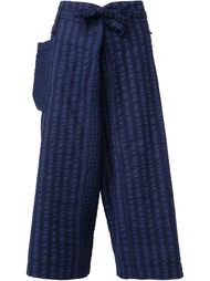 striped cropped trousers Issey Miyake Cauliflower