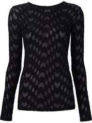 woven long sleeve top Gareth Pugh