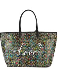 сумка-тоут с принтом 'love' Goyard Vintage