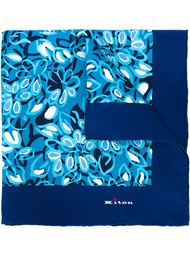 floral print pocket square Kiton