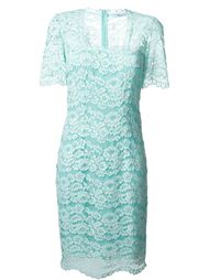 кружевное платье с квадратным вырезом Blumarine
