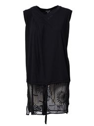 платье с кружевными деталями Ann Demeulemeester