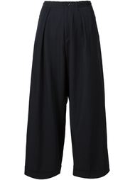 wide-leg cropped trousers Y's