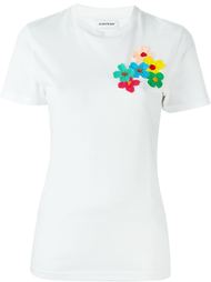 sequined floral detail T-shirt Au Jour Le Jour