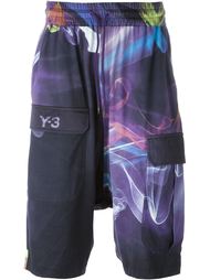 neon printed bermuda shorts Y-3