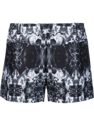 abstract print shorts Thomas Wylde