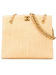 соломенная сумка-тоут Chanel Vintage