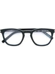 очки в круглой оправе Saint Laurent