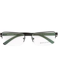 square optical glasses Bulgari