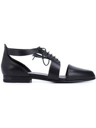 сандалии на шнуровке Jil Sander