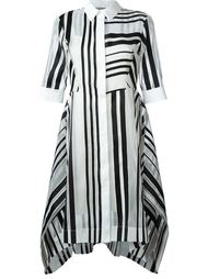 полосатое платье-рубашка Sportmax