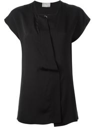 блузка с короткими рукавами Lanvin