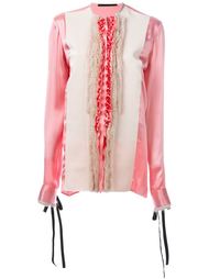 ruffled striped shirt Haider Ackermann