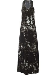 декорированное длинное платье  Roberto Cavalli