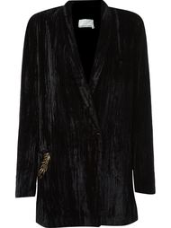 velvet blazer Emannuelle Junqueira