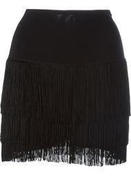 short fringed skirt Norma Kamali