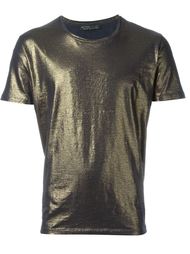 футболка с металлическим отблеском  Etro