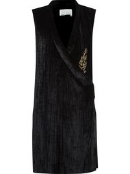 velvet sleeveless dress Emannuelle Junqueira