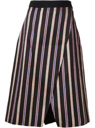 striped front slit skirt Maison Rabih Kayrouz