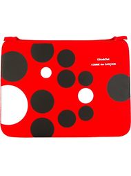 клатч с геометрическим узором  Comme Des Garçons Wallet