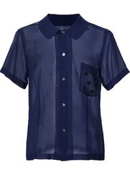 short sleeved sheer shirt Comme Des Garçons Comme Des Garçons