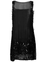 прозрачное платье с отделкой из бисера Jean Paul Gaultier Vintage