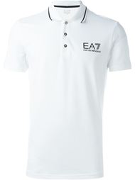 футболка-поло с логотипом  Ea7 Emporio Armani