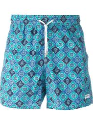 printed swim shorts Canali