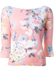 декорированный трикотажный топ Blumarine