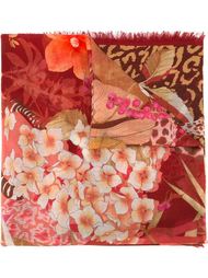 шарф с цветочным принтом Salvatore Ferragamo