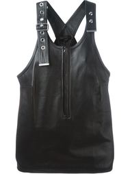 топ с лямками на пряжках Diesel Black Gold