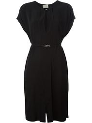 платье с поясом Lanvin