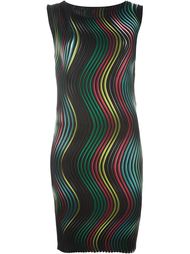 платье с узором  Issey Miyake