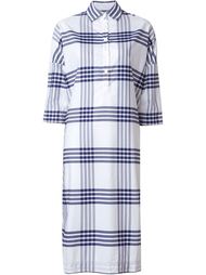 plaid midi shirt dress Casey Casey