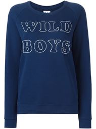 толстовка  с вышивкой wild boys Zoe Karssen