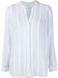 pinstriped semi sheer shirt Vince