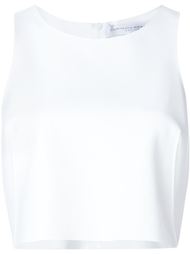 sleeveless cropped tank top Carolina Herrera