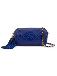 стеганая сумка на плечо с логотипом 'CC' Chanel Vintage
