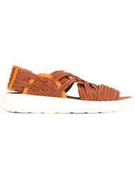 сандалии с плетеным дизайном  Missoni