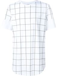 checked print T-shirt Stampd