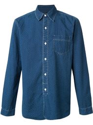 pin dot denim shirt Rrl